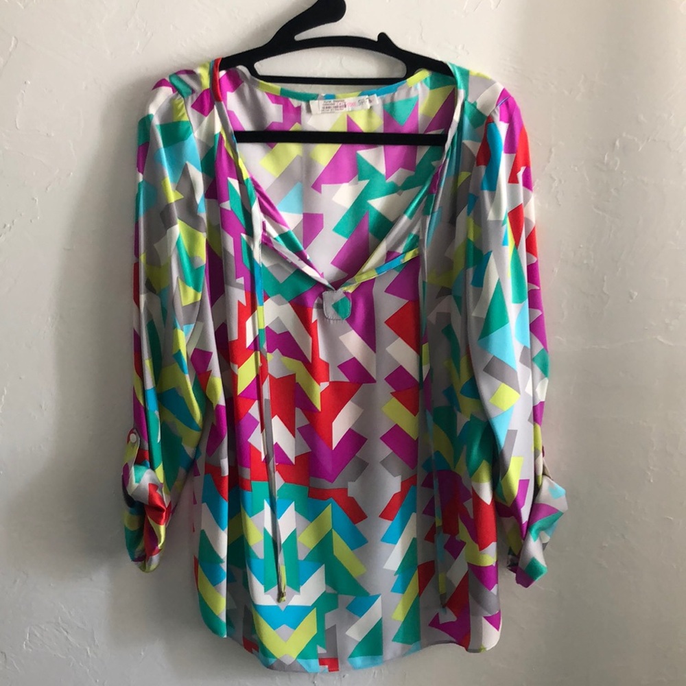 Alice and Trixie Ikat Blouse size M